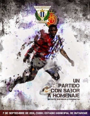 Cartel del partido Leganés-Mallorca (Foto: www.deportivoleganes.com)